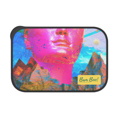 "Multilayered Meaning: An Artistic Fusion of Color and Story" - Bam Boo! Lifestyle Eco-friendly PLA Bento Box with Band and Utensils