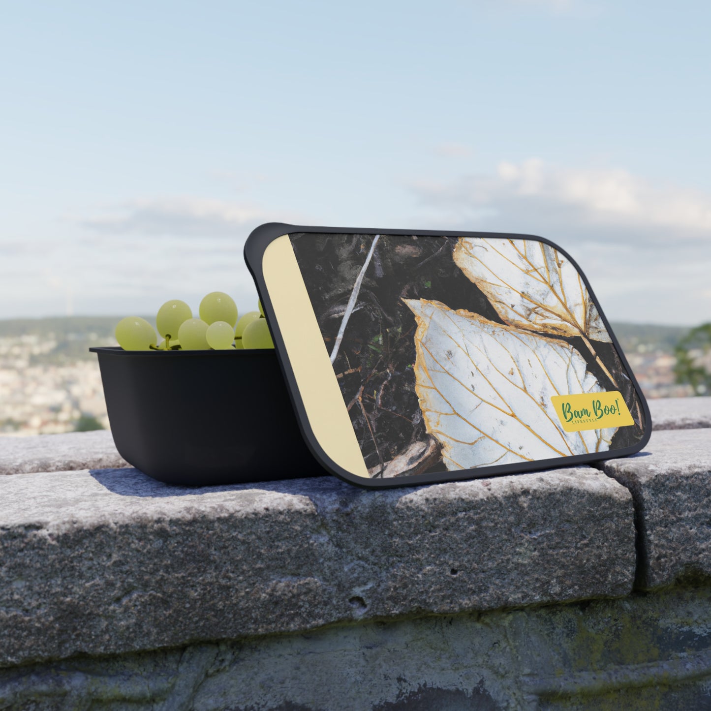 "Fusing Worlds: An Exploration of Transformation Through Nature" - Bam Boo! Lifestyle Eco-friendly PLA Bento Box with Band and Utensils