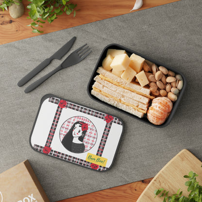 "Expressing Myself: A Self-Portrait of My Unique Identity" - Bam Boo! Lifestyle Eco-friendly PLA Bento Box with Band and Utensils