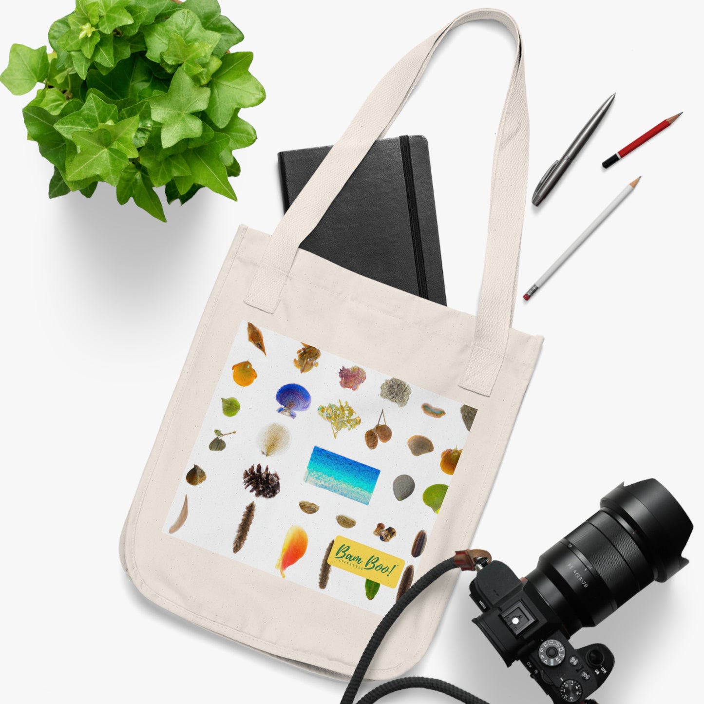 "The Art of my Life Story: A Natural Narrative" - Bam Boo! Lifestyle Eco-friendly Tote Bag