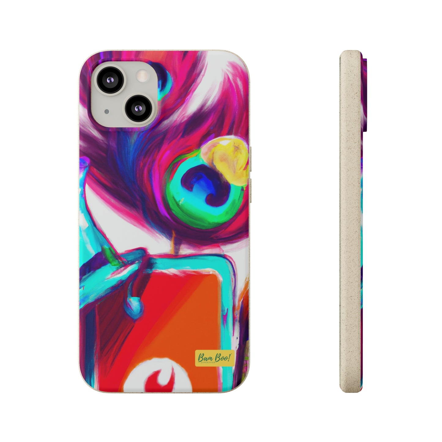 "Mixed Media Mashup: Exploring the Boundaries of Analog and Digital Artistry". - Bam Boo! Lifestyle Eco-friendly Cases