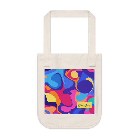 "Fostering Joy: A Radiant Artistic Expression" - Bam Boo! Lifestyle Eco-friendly Tote Bag