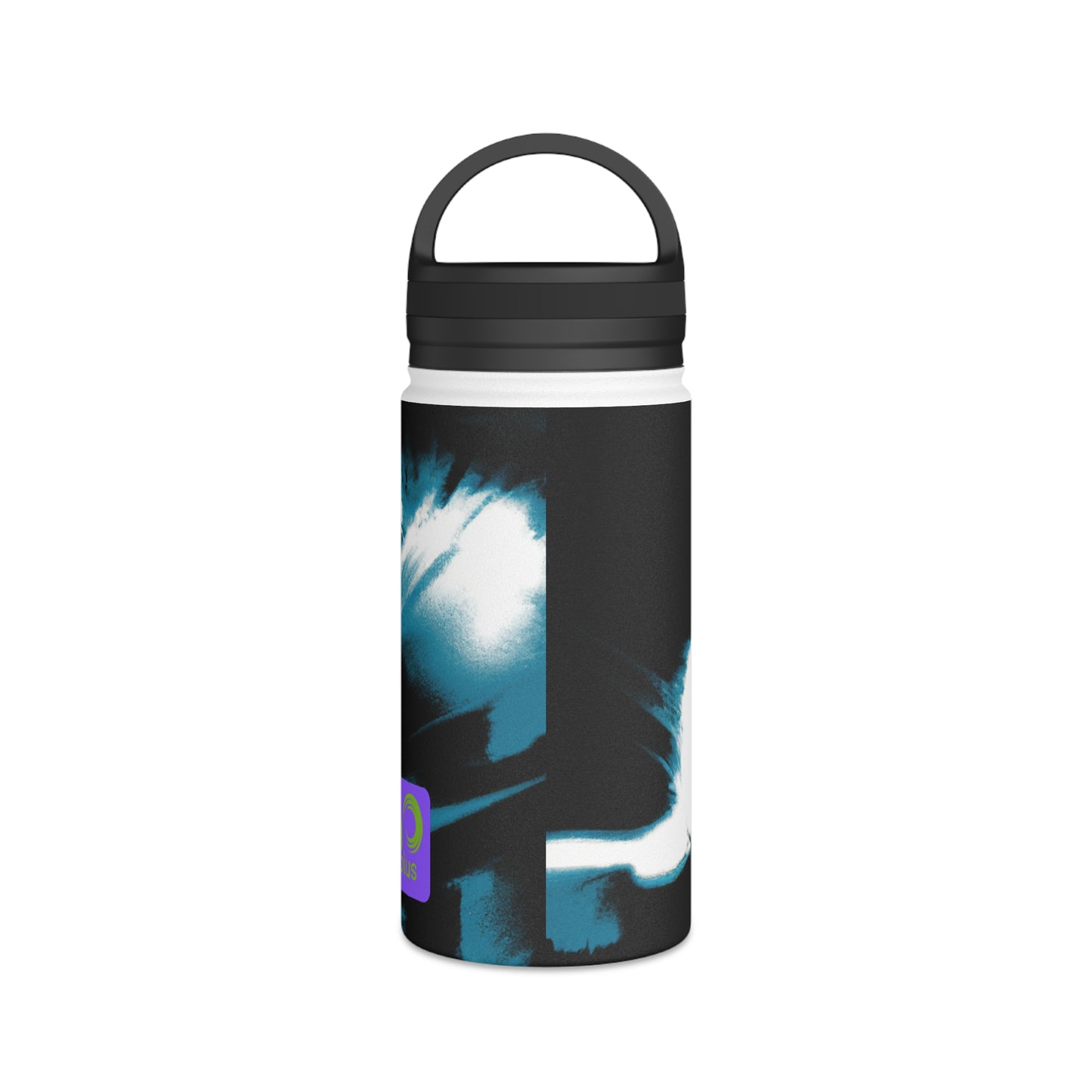"Athletic Expression: Capturing the Life and Soul of Sport Through Art" - Go Plus Stainless Steel Water Bottle, Handle Lid
