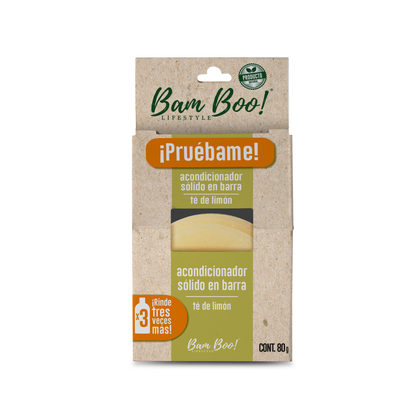 Solid Conditioner Lemon Tea 80 g Bam Boo! Lifestyle