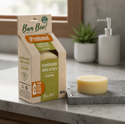 Solid Conditioner Lemon Tea 80 g Bam Boo! Lifestyle
