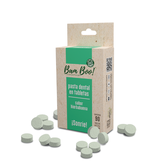 Solid Mint Toothpaste 90 Tablets Bam Boo! Lifestyle