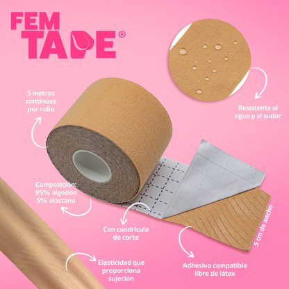 Adhesive Tape for Breast Lift Fem Tape 5 Mts