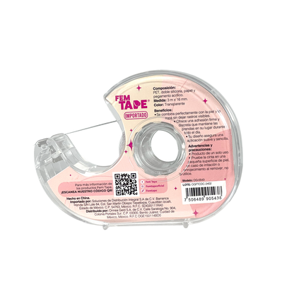 Cinta Adhesiva Doble Cara Para Outfits Fem Tape Ropa Y Piel