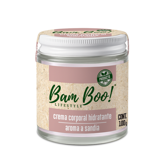 Crema Hidratante de Sandía para Cara y Cuerpo | 100 g | Bam Boo! Lifestyle