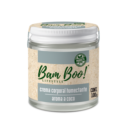 Coconut Aroma Natural Moisturizing Cream for Face and Body 100 g Bam Boo! Lifestyle