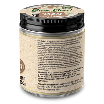 Exfoliante Corporal Base Aceite Aroma a Vainilla 250 g | Bam Boo! Lifestyle