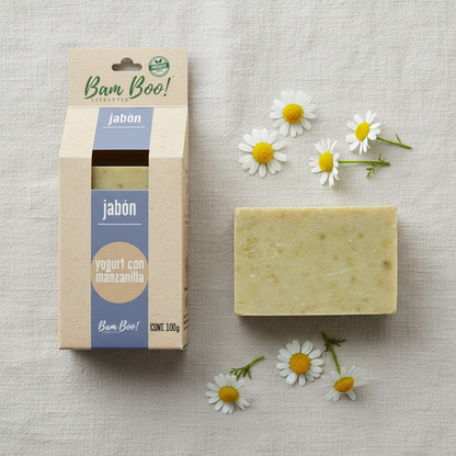 Natural Yogurt Soap With Chamomile 100 g Bam Boo! Lifestyle