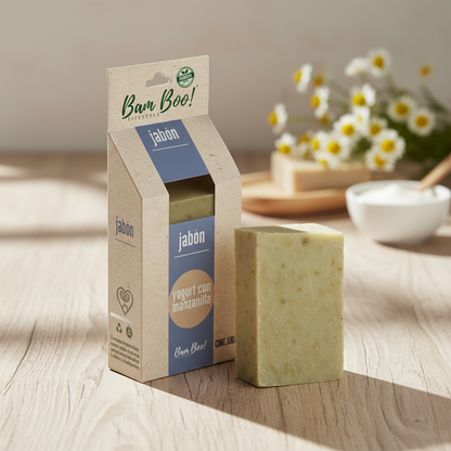 Natural Yogurt Soap With Chamomile 100 g Bam Boo! Lifestyle