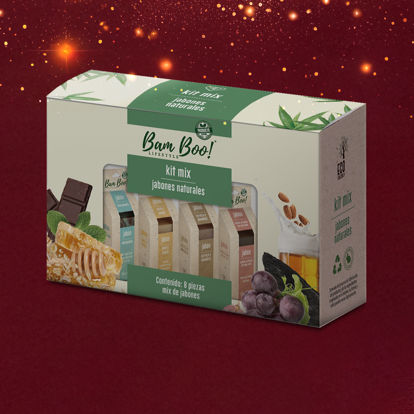 Kit Mix Jabones Artesanales Naturales 100 g Bam Boo! Lifestyle