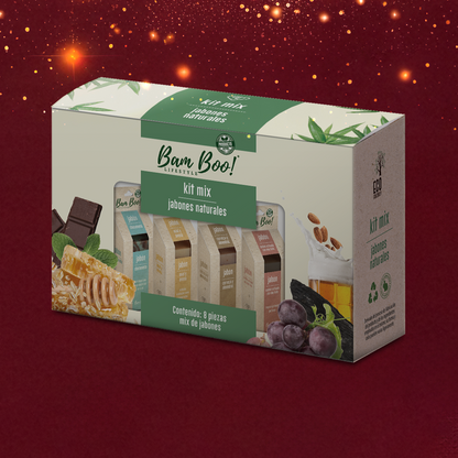 Kit Mix Jabones Artesanales Naturales 100 g Bam Boo! Lifestyle