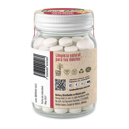 Pasta Dental Sólida Canela Sin Flúor 75 g Bam Boo! Lifestyle | Tabletas para Cepillado