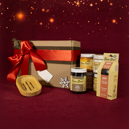 Set de Regalo Eco Cuidado Facial Natural Bam Boo! Lifestyle con Cremas, Exfoliantes, Jabones y Carbón Activado en Polvo