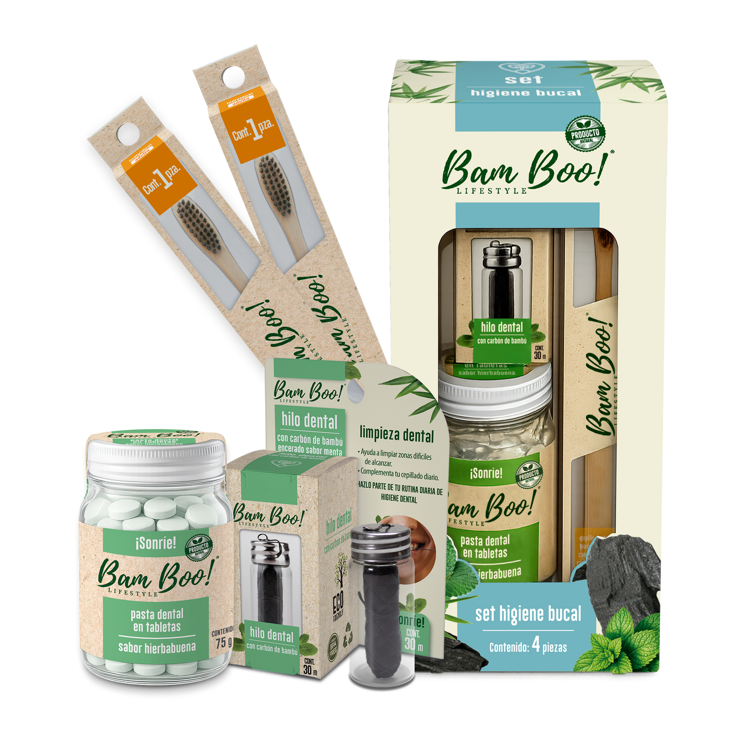 Set De Higiene Bucal Natural | Bam Boo! Lifestyle