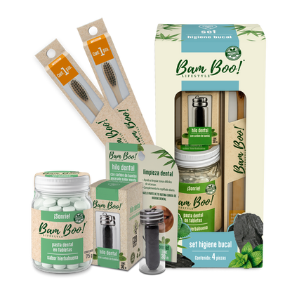 Set De Higiene Bucal Natural | Bam Boo! Lifestyle