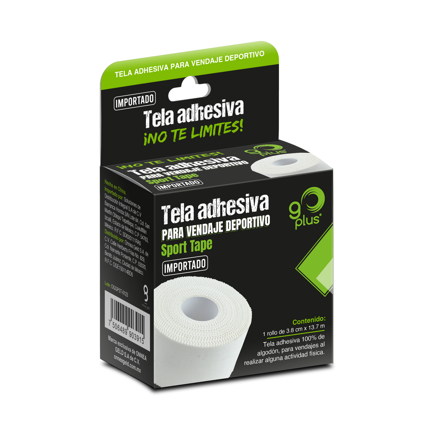 Tela Adhesiva Para Vendaje Deportivo Sport Tape Go Plus