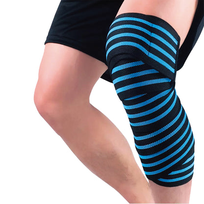 Vendaje Elástico De Comprensión Para Rodilla Go Plus Bicolor