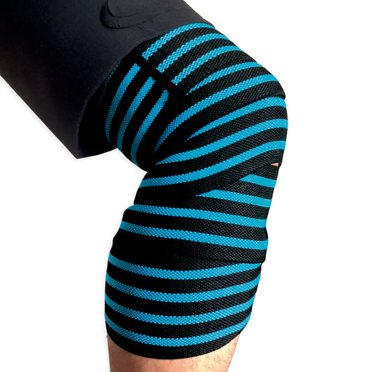 Vendaje Elástico De Comprensión Para Rodilla Go Plus Bicolor