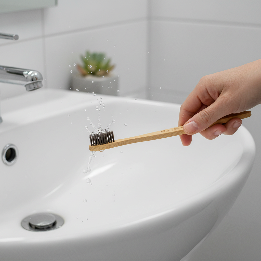 Biodegradable Activated Carbon Toothbrush 4 Pack Bam Boo! Lifestyle