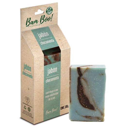 Chocomenta Natural Handmade Soap 100 g Bam Boo! Lifestyle