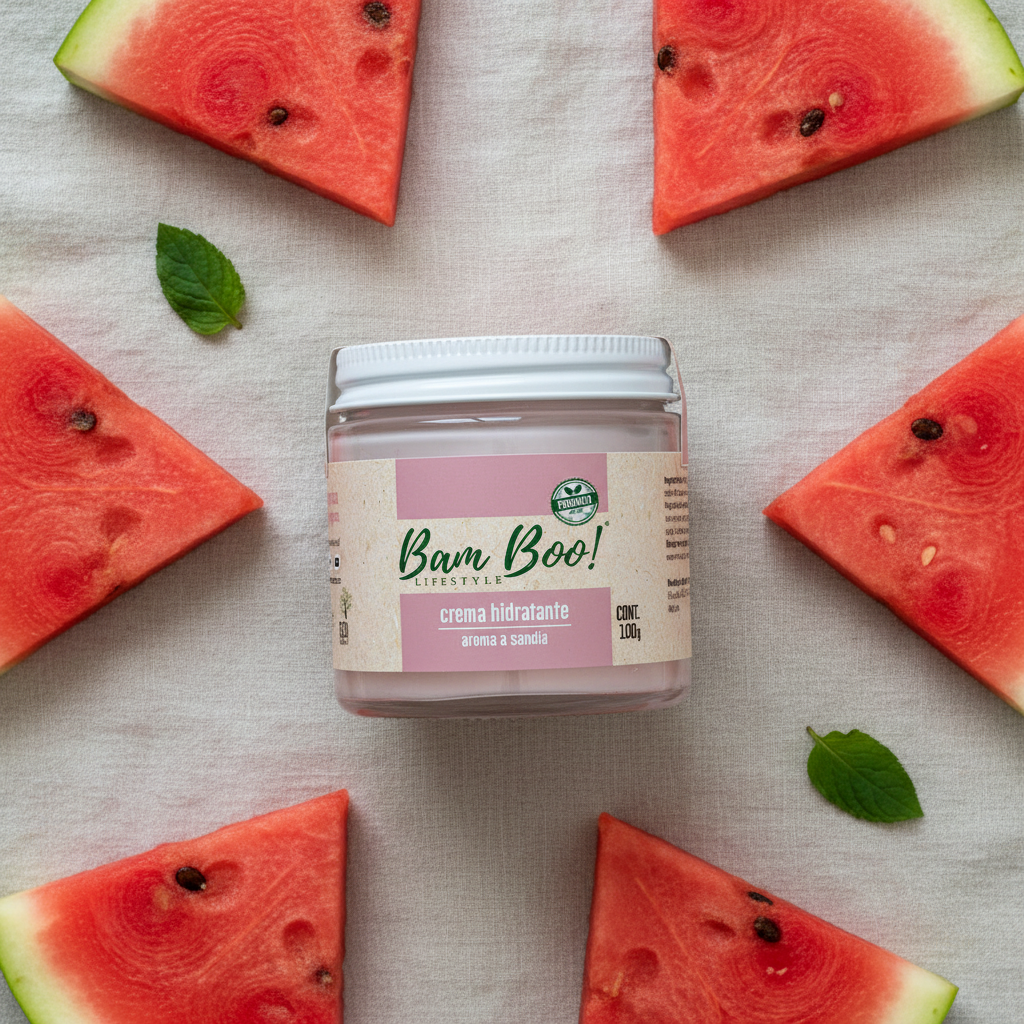 Watermelon Moisturizing Cream for Face and Body 100 g Bam Boo! Lifestyle
