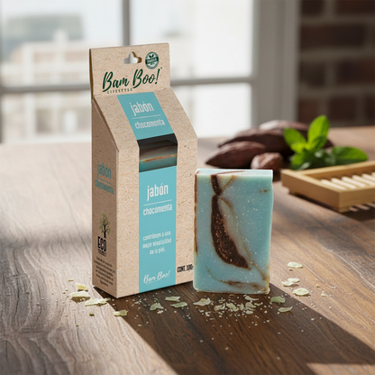 Chocomenta Natural Handmade Soap 100 g Bam Boo! Lifestyle