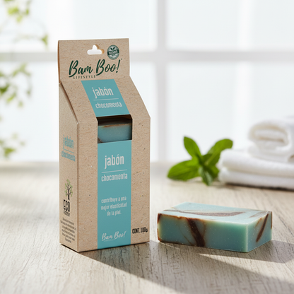 Chocomenta Natural Handmade Soap 100 g Bam Boo! Lifestyle
