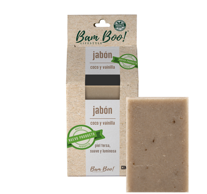Jabón Coco Y Vainilla 100 Gr Bam Boo! Lifestyle