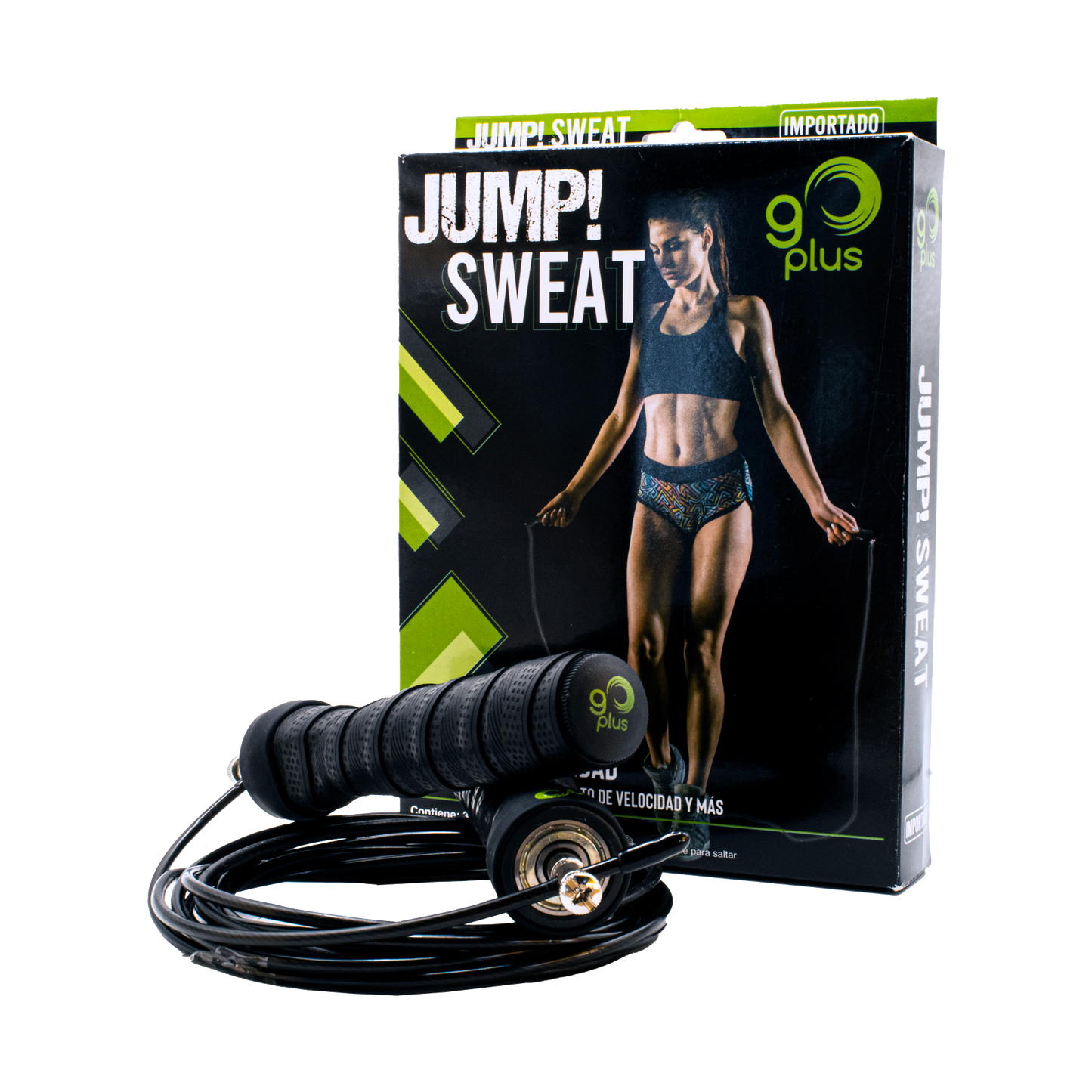 Jump! Sweat Cuerda para Saltar Ajustable Go Plus