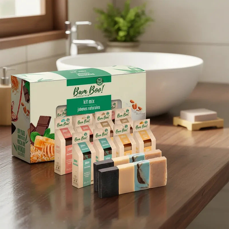Kit Mix Jabones Artesanales Naturales 100 g Bam Boo! Lifestyle
