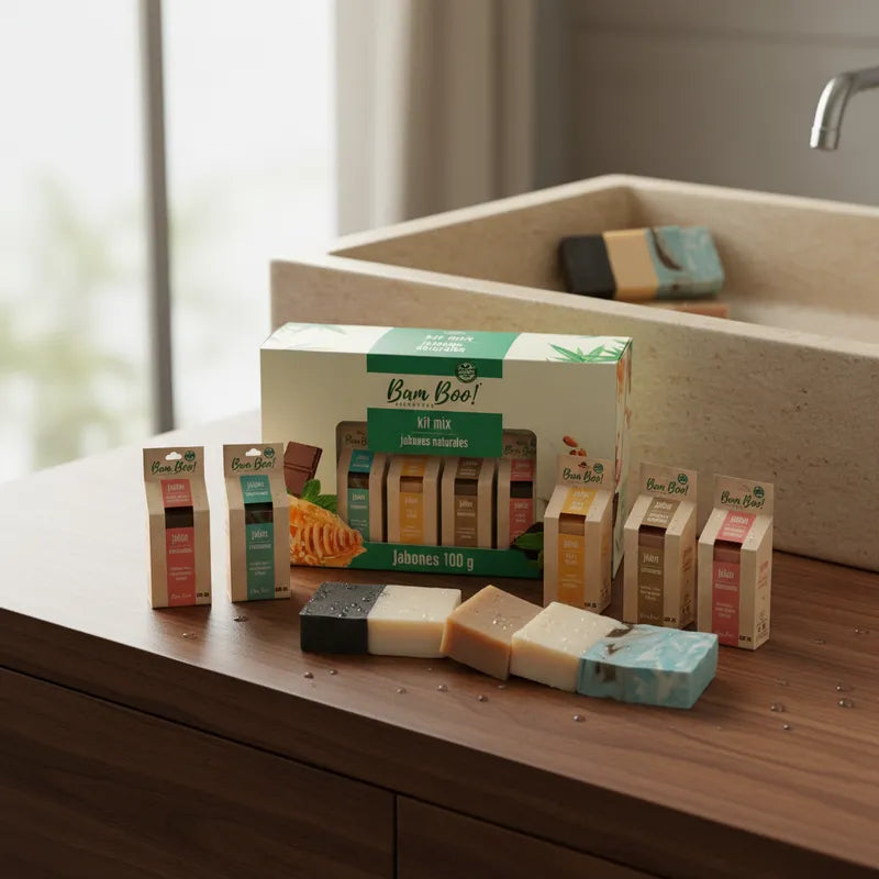 Kit Mix Jabones Artesanales Naturales 100 g Bam Boo! Lifestyle