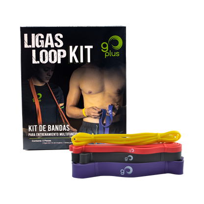 Ligas Loop Kit Bandas de Resistencia Largas Pull Up Go Plus