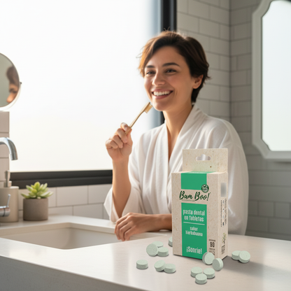 Solid Mint Toothpaste 90 Tablets Bam Boo! Lifestyle