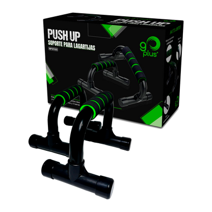 Barras Laterales para hacer Lagartijas Soporte para Push Up Go Plus Color Negro