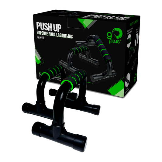 Barras Laterales para hacer Lagartijas Soporte para Push Up Go Plus Color Negro