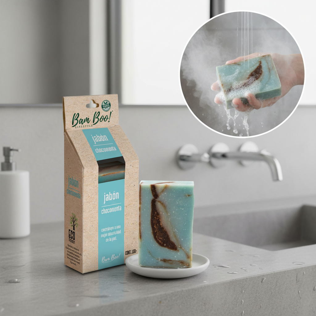 Chocomenta Natural Handmade Soap 100 g Bam Boo! Lifestyle
