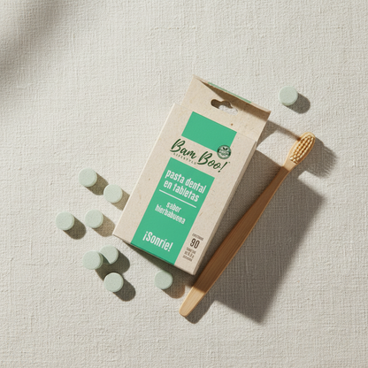 Solid Mint Toothpaste 90 Tablets Bam Boo! Lifestyle