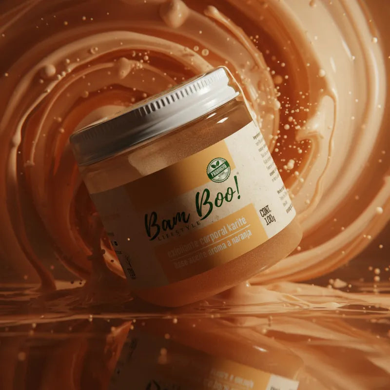 Exfoliante Corporal de Karité con Aroma a Naranja | 100 g | Bam Boo! Lifestyle