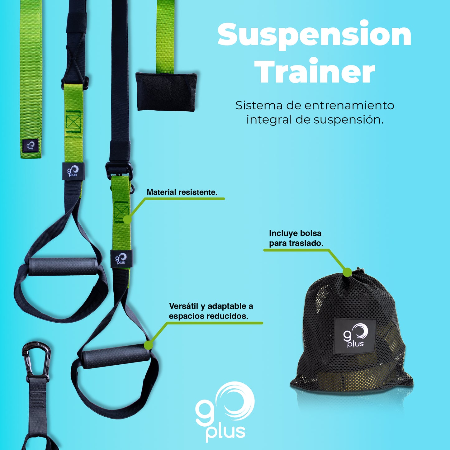 Set Funcional Suspension Trainer + Iron Shaker Combos Go Plus