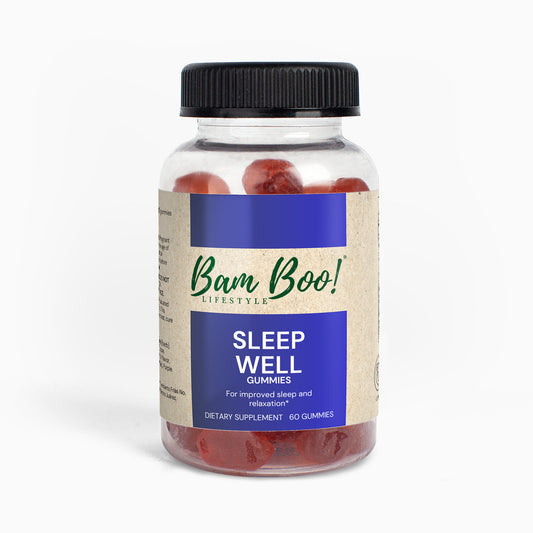 Sleep Well Gummies (Adult) 60 Gummies Bam Boo! Lifestyle Vitamins &amp; Supplements