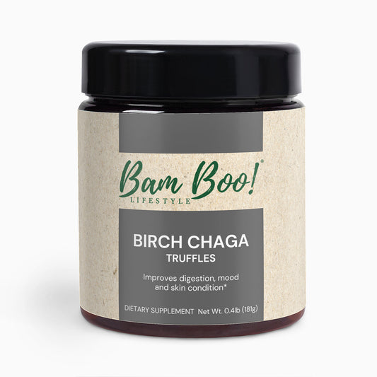 Birch Chaga 30 Truffles Bam Boo! Lifestyle Vitamins &amp; Supplements