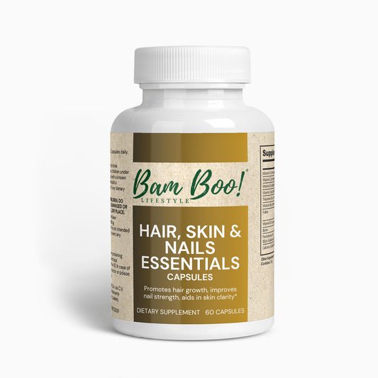 Hair, Skin and Nails Essentials 60 Capsules Bam Boo! Lifestyle Vitamins &amp; Supplements