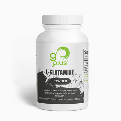 L-Glutamine Powder 0.66 lb Go Plus Vitamins &amp; Supplements