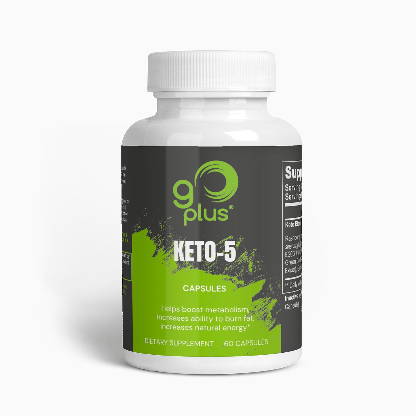 Keto-5 60 Capsules Go Plus Vitamins & Supplements