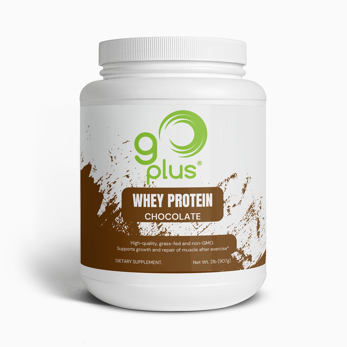 Whey Protein (Chocolate Flavour) 2 lb Go Plus Vitamins & Supplements