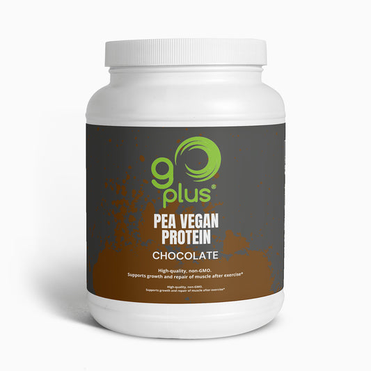 Vegan Pea Protein (Chocolate) 2 lb Go Plus Vitamins & Supplements